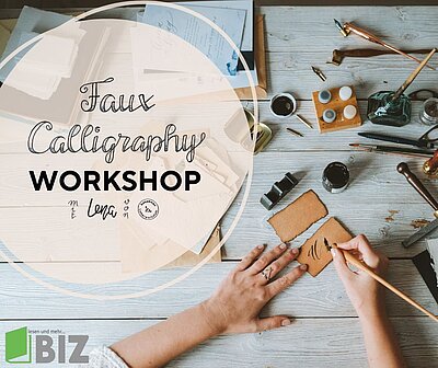 Werbebild: Faux Calligraphy
